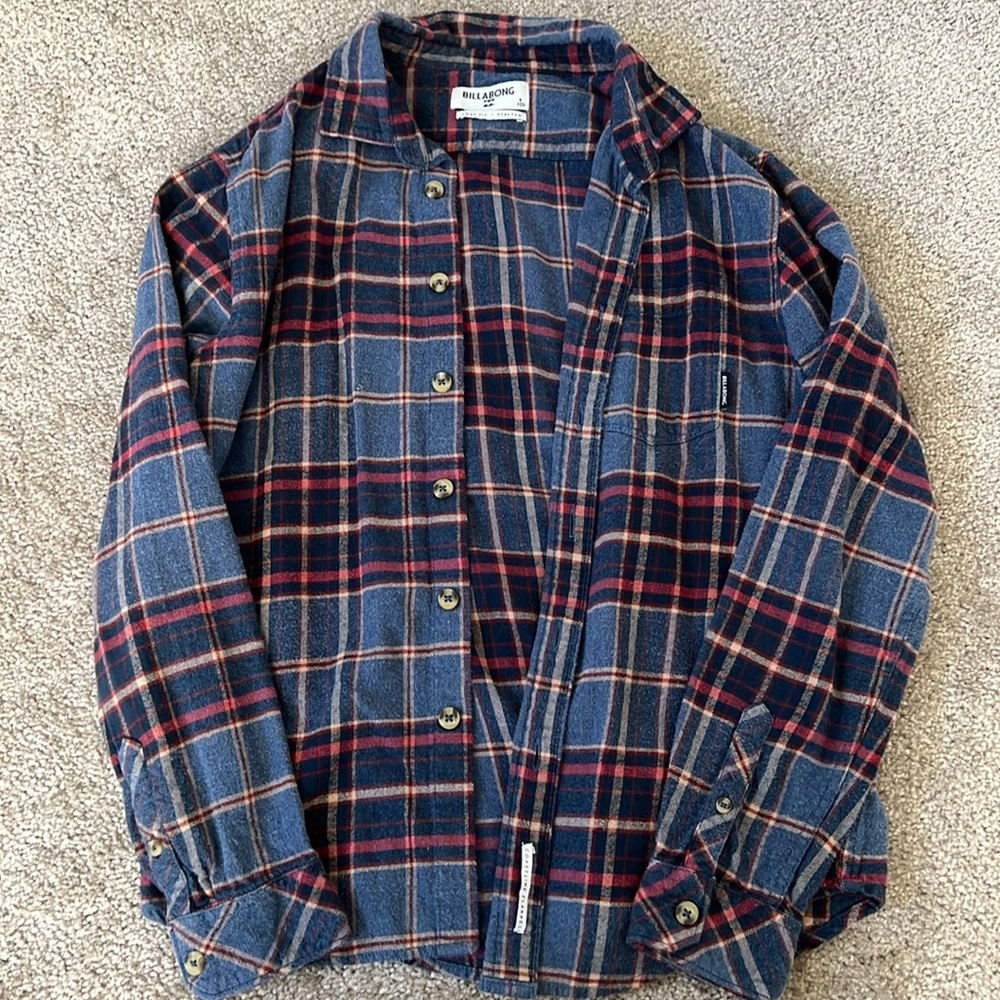 Billabong flannel- men’s small